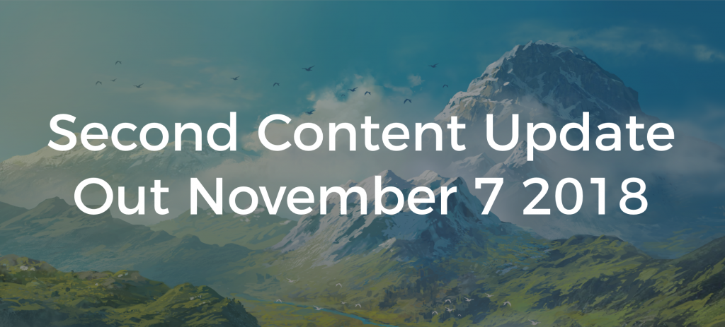 Second Content Update Out November 7 2018
